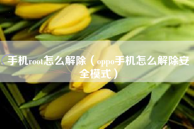 手机root怎么解除（oppo手机怎么解除安全模式）