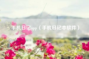 手机日记app（手机日记本软件）